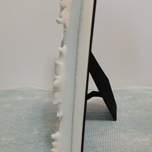 New Shabby Chic White Ornate Scroll Picture Frame-Azzure Home 4x6 - Picture 4 of 4